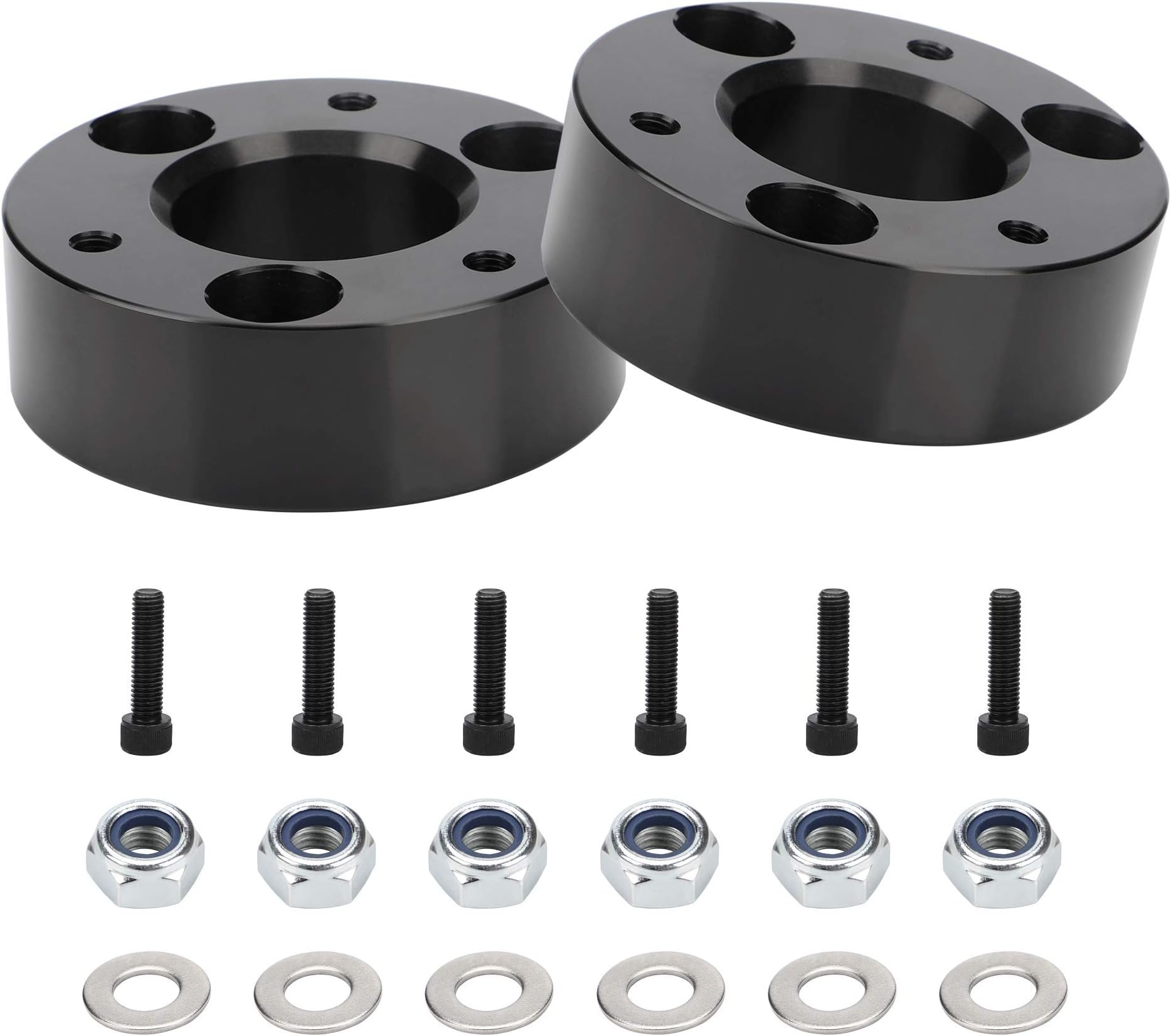 2.5'' Leveling Kits for 2006-2021 Ram 1500 4WD, 2.5 inch Front Strut Spacers Lift Kit Compatible with 2006-2021 Ram 1500 4WD,2005-2011 Dakota 2WD