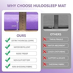 Huloo Sleep Play Mat for Babies Toddlers,1.3" Thick