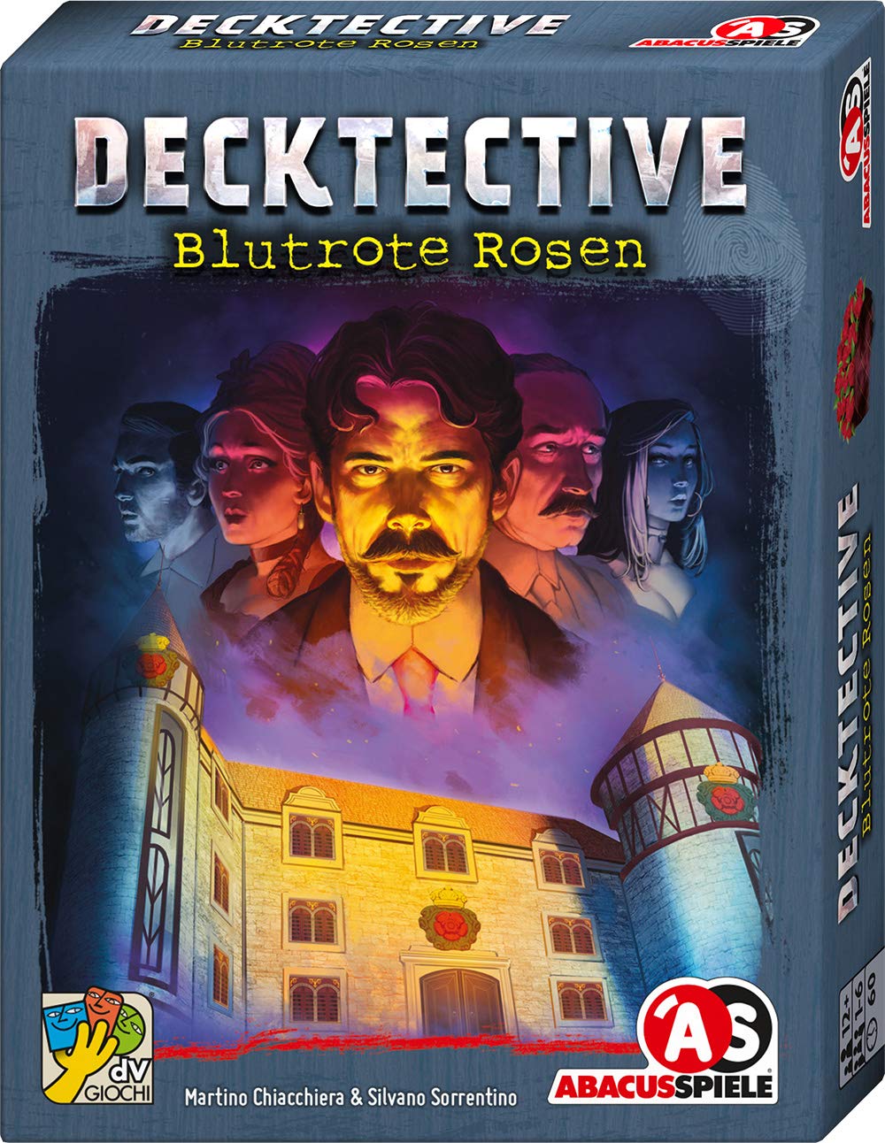 ABACUSSPIELE Decktective 38194 Blood Red Roses Cooperative Crime Game Card Game