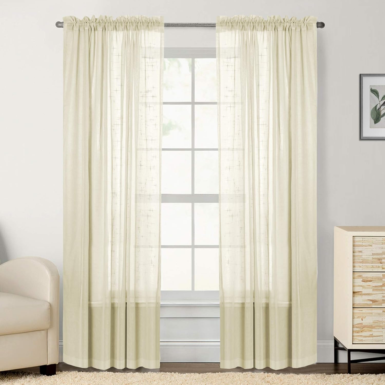 Best loose weave drapes for living room