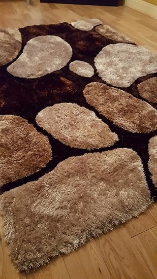 Home Furniture Diy Large Thick Soft Rug 3d Textured Pile Pebble