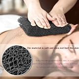 JASSINS African Net Bath Sponge Back Scrubber 66 Inch Stretch Black view 7