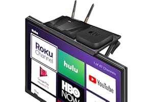 floashelf TV/PC Top Shelf Mount, Adjustable Monitor Top Shelves Wide Platform Screen Storage Bracket, TV Mounted Shelf for Routers, Cable Boxes, Games Consoles, DVD Player and Remote (11.8 x 4.7 Inch)