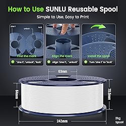 SUNLU PLA 3D Printer Filament PLA Filament