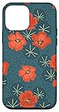 iPhone 12 mini Red and Green Wildflowers Floral