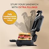 Breville Stuff n Press Deep Fill Toastie Maker 2 Slice High Hinge Black view 3