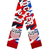 Icon Sports Officially Licensed U.S. Soccer Federation Scarf - Unisex Adult