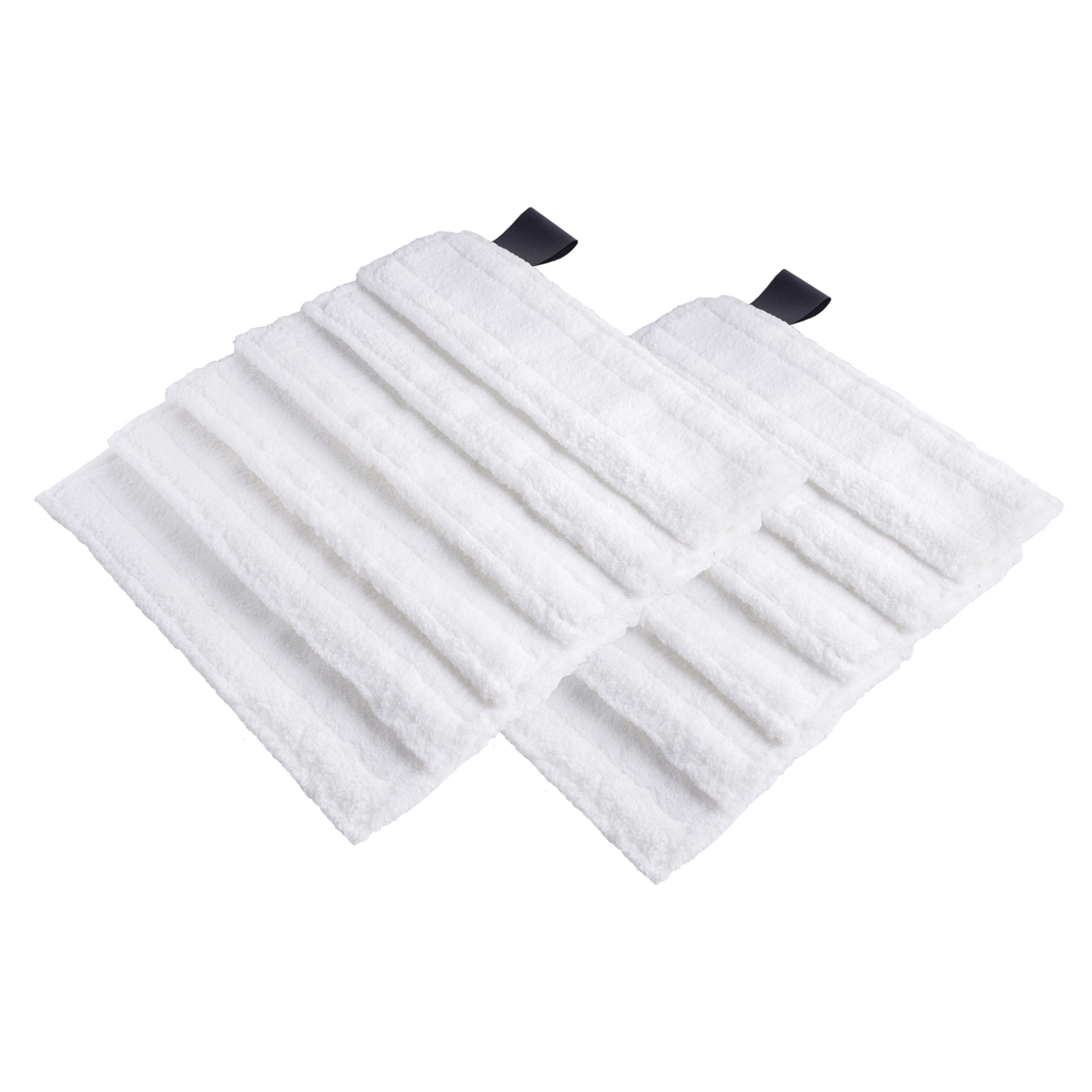 LTWHOME Microfibre Cloth Cover Pads Fit for Kaercher EasyFix SC2, SC3, SC4, SC5 Steam Cleaner (Pack of 12)