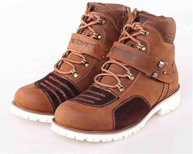 Amazon Co Jp レーシングブーツ ライディングシューズ ライダーブーツ プロテクトスポーツブーツ バイクウエア シューズ 防寒防水機能オートバイ バイク用 並行輸入品 25cm 服 ファッション小物