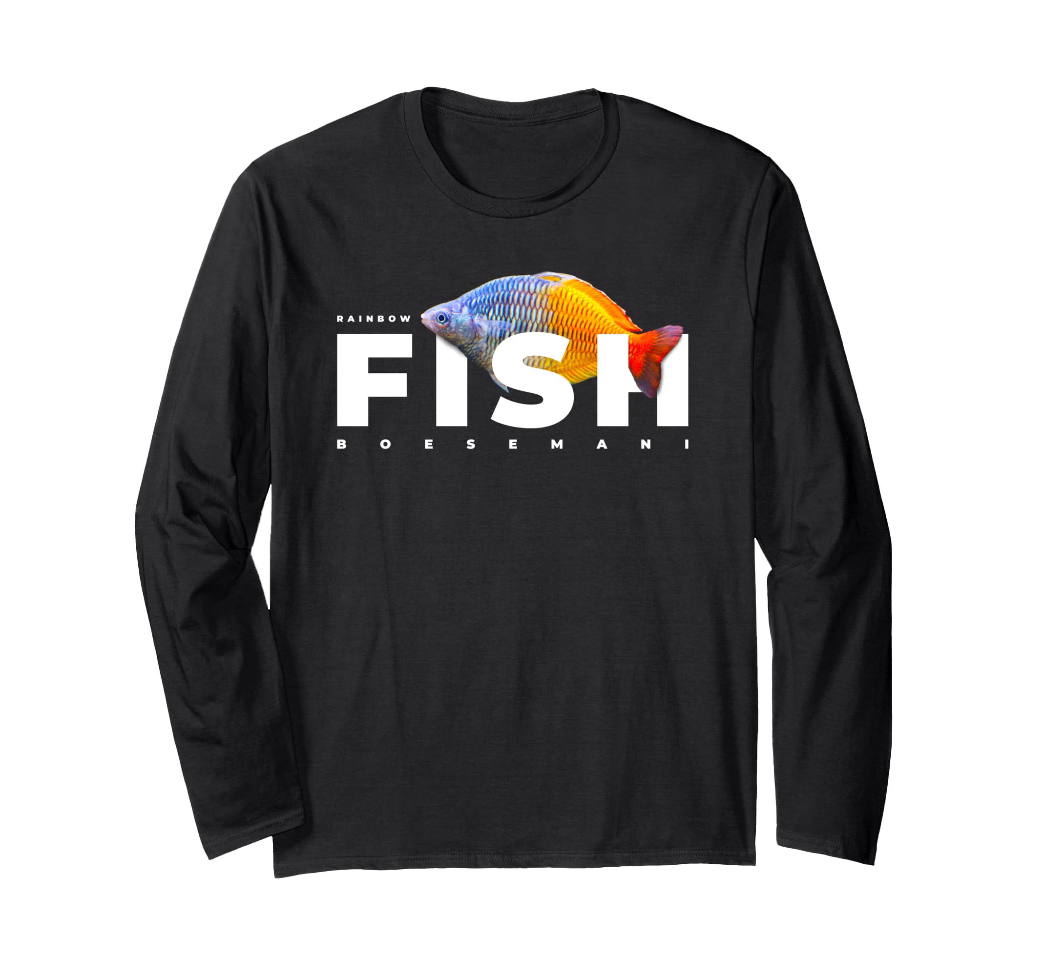 Boesemani Rainbow Fish Keeper Long Sleeve T-Shirt
