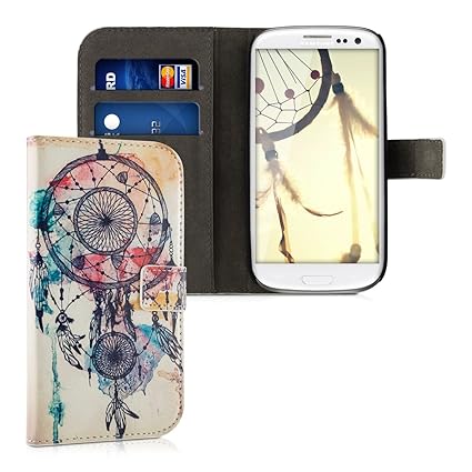 kwmobile Samsung Galaxy S3 / S3 Neo Hülle - Kunstleder Wallet Case für Samsung Galaxy S3 / S3 Neo mit Kartenfächern und Stand