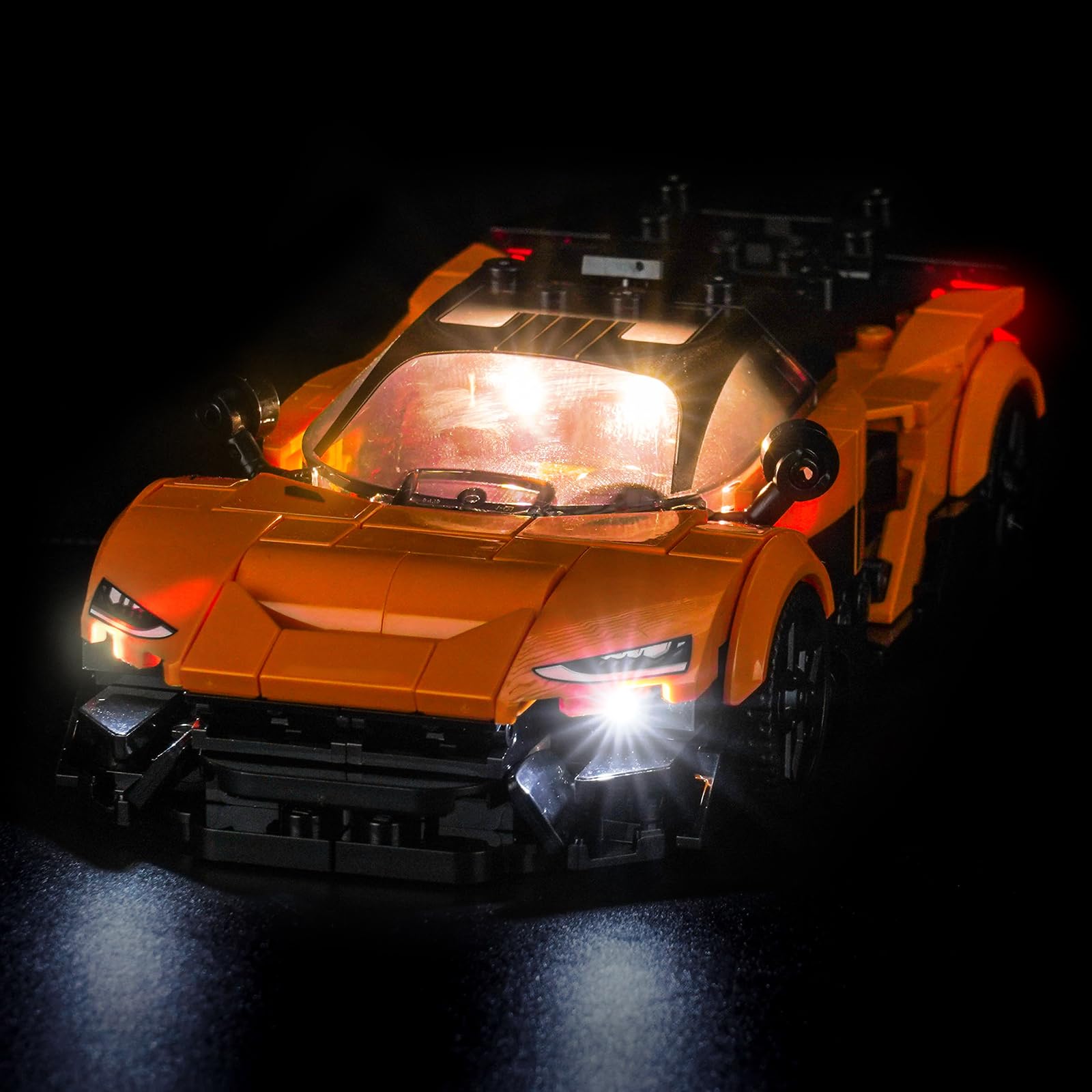 Light Kit Compatible with Lego 77257 McLaren W1 (No Model), Decoration Lighting Set Compatible with Lego McLaren W1 Building Blocks Model