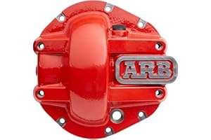 ARB 750012 Rear Differential Dana Cover RED for Wrangler JL Rubicon and JT Gladiator M220, Also Sport/Sahara with LSD or Manual