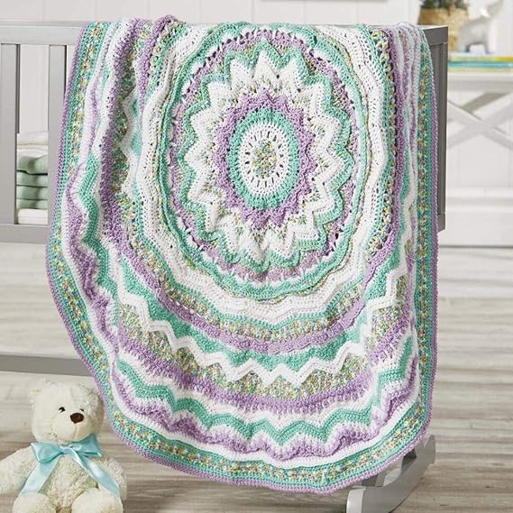 Herrschners Bewildered Baby Blanket Yarn Kit