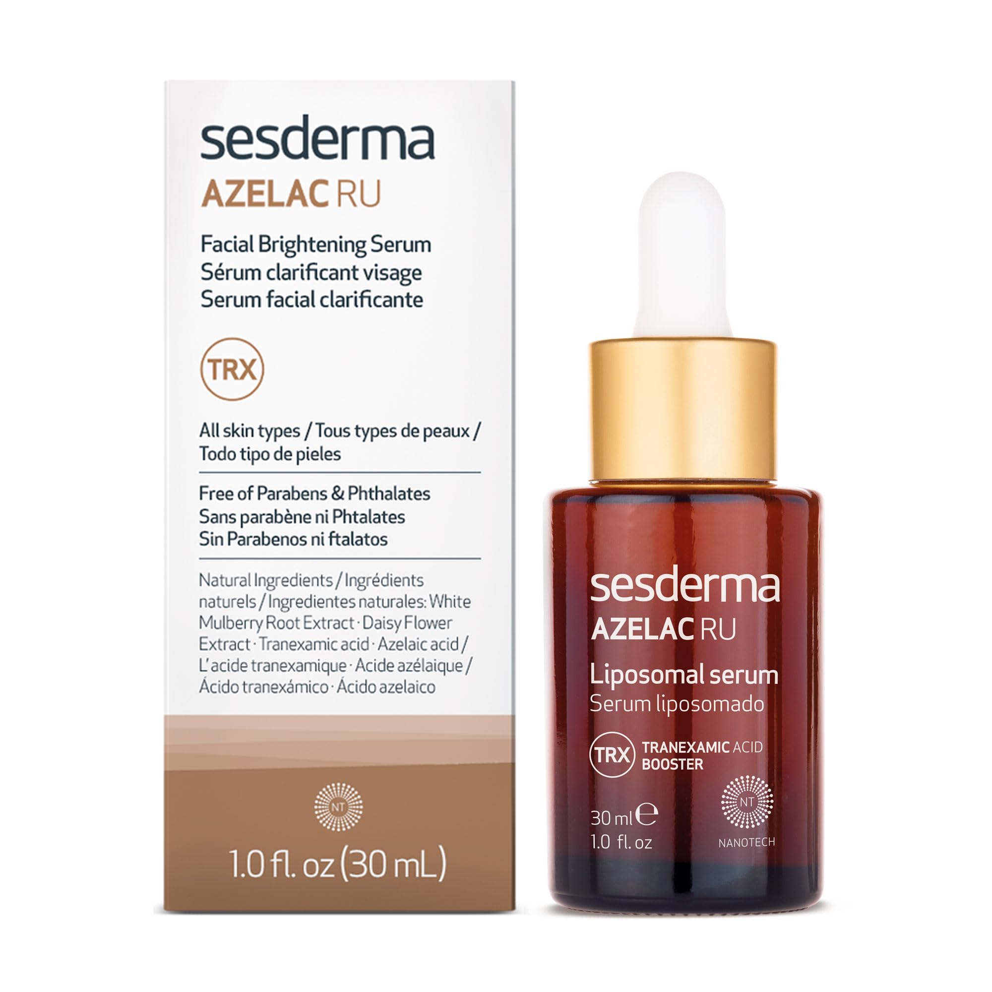 Sesderma Azelac Ru Liposomal Serum – Intensive depigmenting serum – Reduces and prevents dark spots – 30 ml