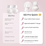 Momcozy S12 Pro Quick Wearable Double Pump Hands-Free White view 3