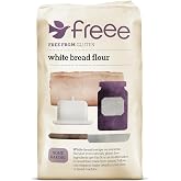 freee Gluten Free White Bread Flour 2.2 lb (1 kg) | Premium GF Flour Blend for Baking Breads, Sourdoughs, Rolls &amp; Buns | Xanthan Gum | Vegan, Kosher, Halal Certified | Imported from UK