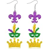 Ronglry Acrylic Heart Earrings Cute Valentines Earrings for Women Double Heart Dangle Earring Valentines Outfits Accessories Gifts Red Earring for Valentine’s day Jewelry Gifts