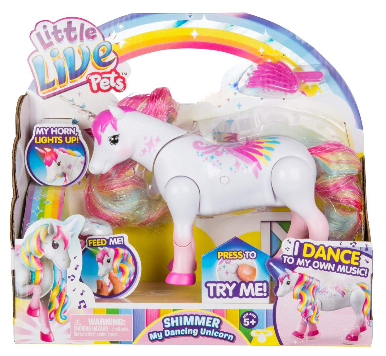 Moose Toys Little Live Pets Shimmer My Dancing Unicorn Electronic Toy