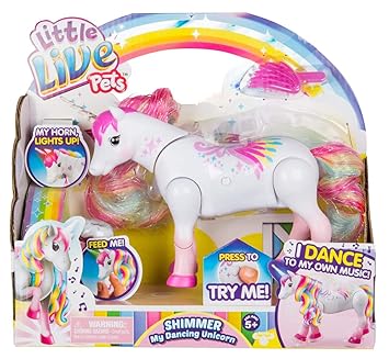 Buy Little Live Pets Shimmer My Dancing Unicorn Rainbow Colors Online At Low Prices In India Amazon In