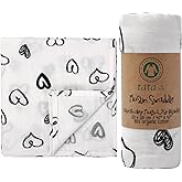 TATA AMG® 100% Organic Muslin Cotton Baby Swaddle Blanket – Soft & Breathable Receiving Blanket for Newborns, Girls & Boys – Large 47x47 | Multipurpose Baby Essentials | Pre-Washed & Gentle on Skin