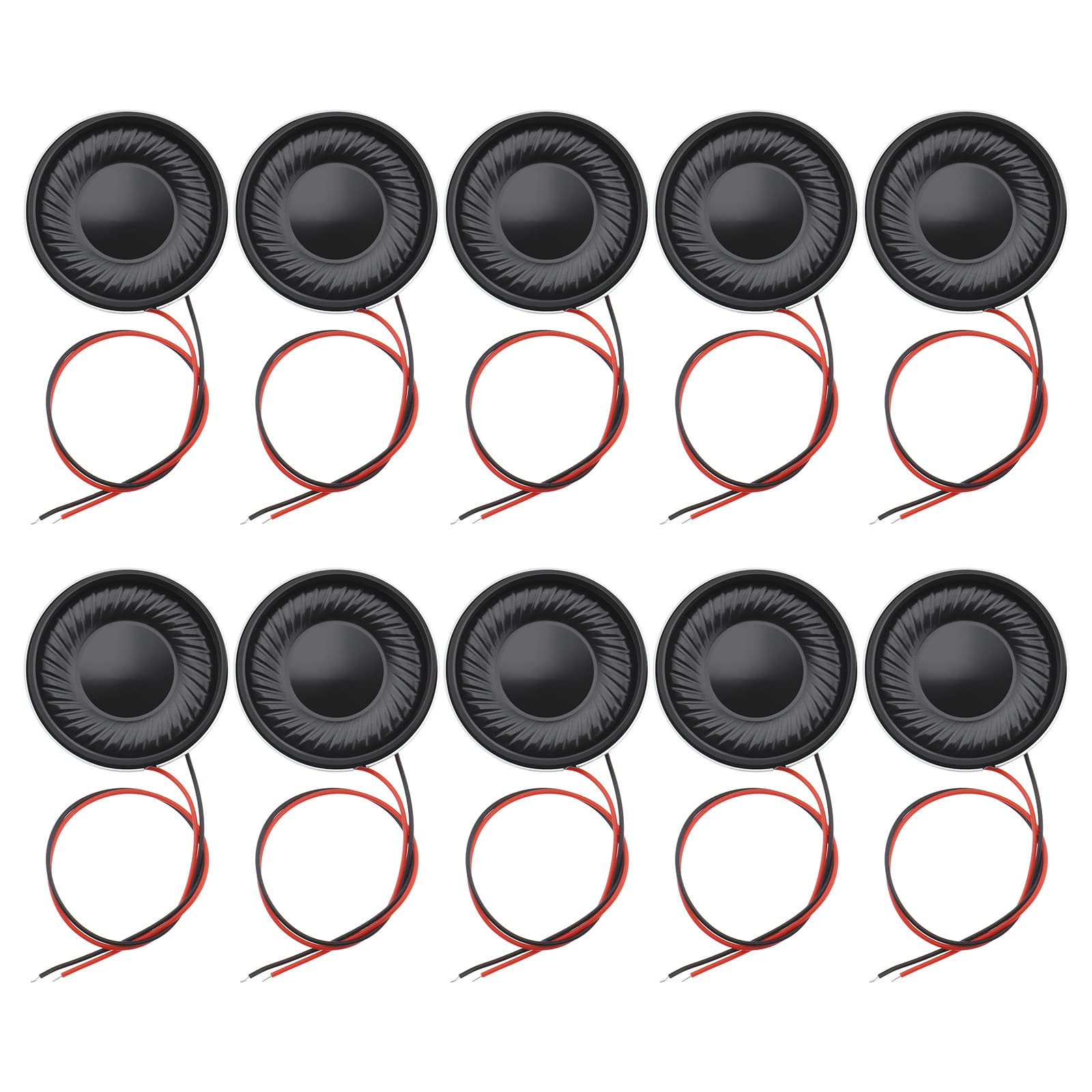 EMSea 10PCS 2W 8 Ohm Internal Magnet Speaker 28mm Round Mini Loudspeaker for Electronic DIY Toys Radio Intercom Multimedia Speakers Mini Box Speakers