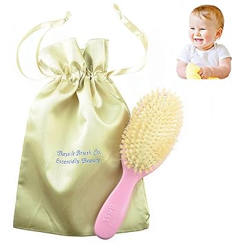 Amazon Com Bass Baby Bs27 Hair Brush 100 Pure Soft White