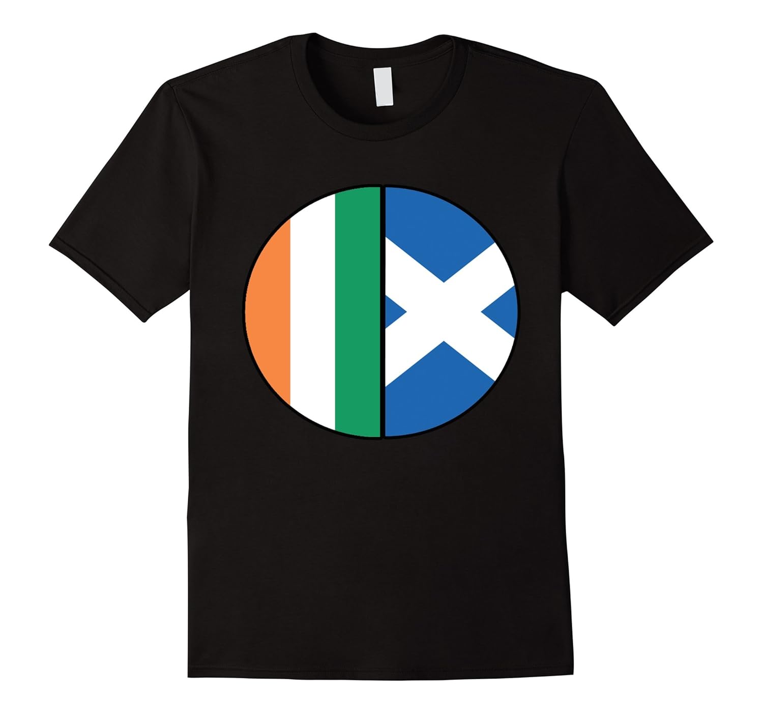 Half Irish Half Scottish Heritage Chart TshirtRT Rateeshirt