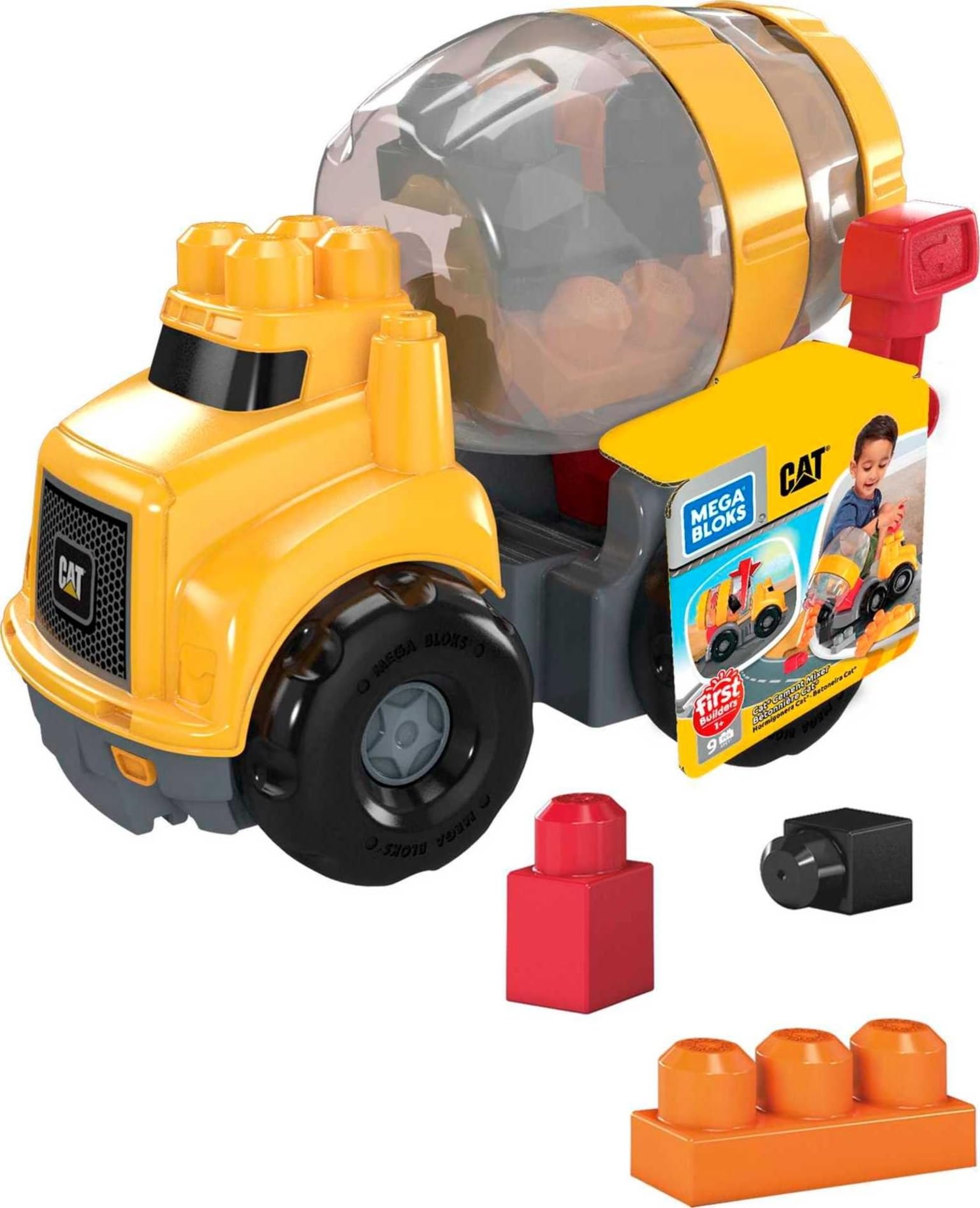 Mega Construx Mega Bloks CAT Cement Mixer