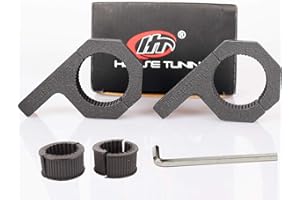 House Tuning 1.25 inch Light Bar Clamps Mounting Bracket,1-1/4 Tube Clamp Roof Roll Cage Holder for Work HID LED Light Bar (P