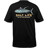 Salt Life Mens Salt Life Deep Ventures Short Sleeve Tee