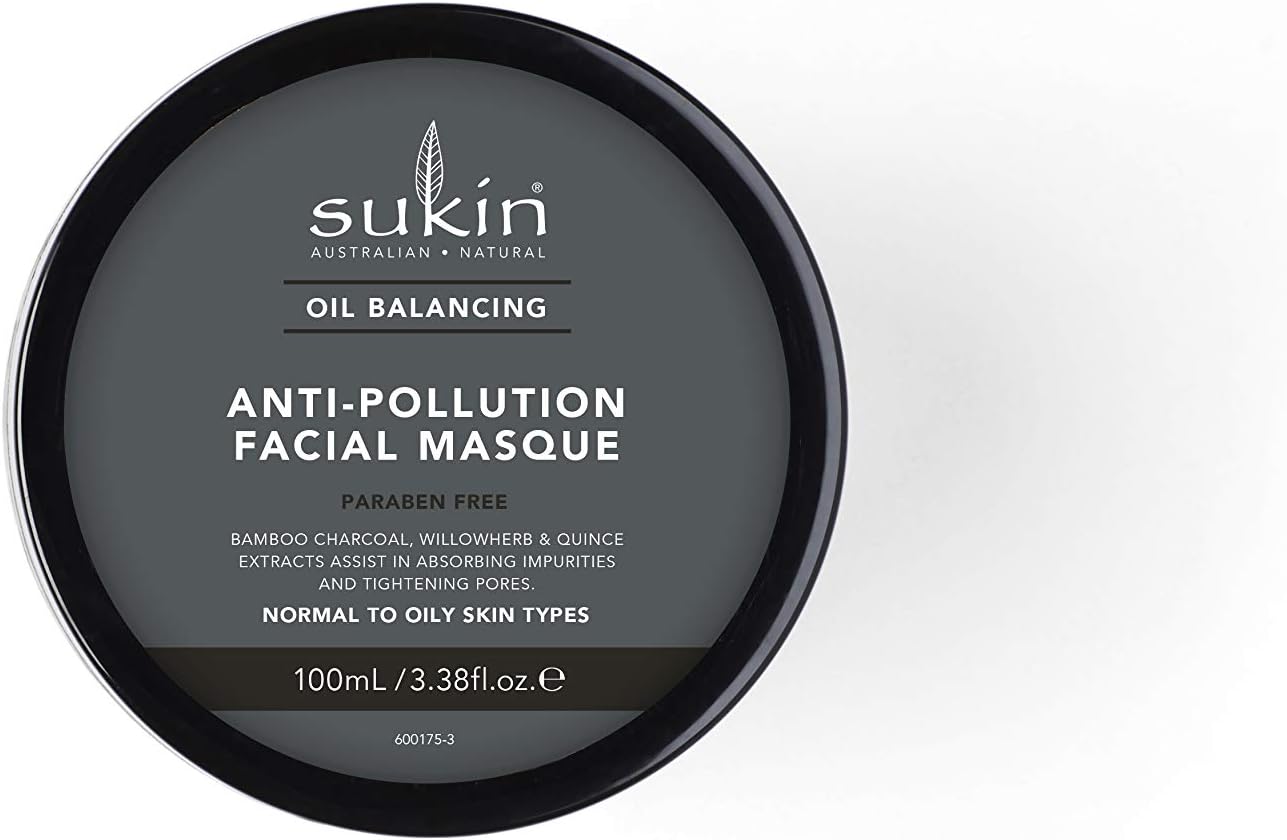 Sukin Oil Balancing Anti-Pollution Masque 100ml, WHITE