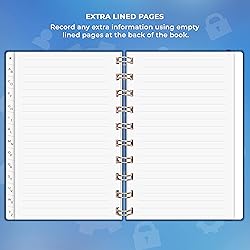 Clever Fox Password Book Spiral – Mini Internet
