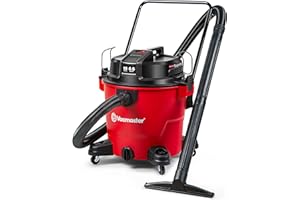 Vacmaster 16-Gallon 6.5 Peak HP† Wet/Dry Vacuum – VJH1612PF 1101, Red