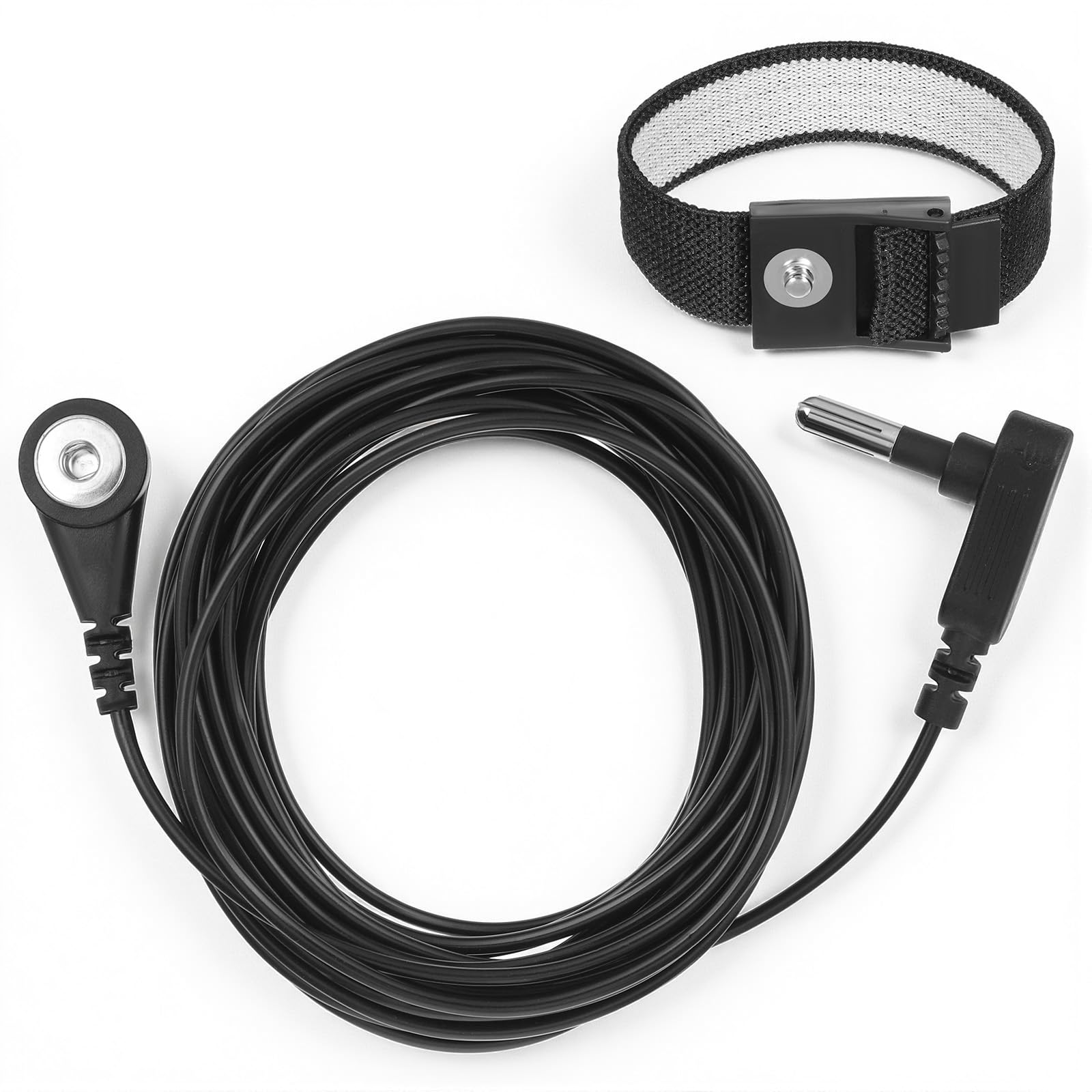 Photo 1 of 1pcs Grounding Mat Cord Replacement Grounding Cord Sheets Groundings Cable Accessories with Groundings Wrists 15 Feet Fits All Popular Products, Black