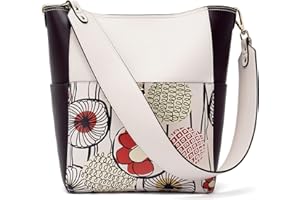 BROMEN Handbags for Women Bucket Bags Vegan Leather Purses and Handbags Crossbody Purse