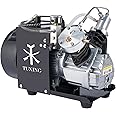 TUXING Scuba Tank Compressor, 4500psi PCP Air Compressor, High Pressure Air Compressor, Double Cylinder PCP Diving Pump for Paintball Scuba Tank 110V (TXEDM041)