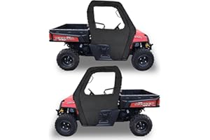 QYMOTO Ranger 570 Full Size Doors Compatible with Polaris Ranger 570 Full Size 2016-2025,Ranger 700 2009,800 XP 2009-2014,Thickened Oxford Cloth Soft Cab Enclosure with Zipper Window