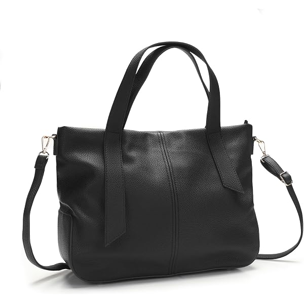 Nite Closet Gothic Tote Bag With Zipper - Black Butterfly Charm Ita Bag, Adjustable Crossbody Shoulder Bag - View #8