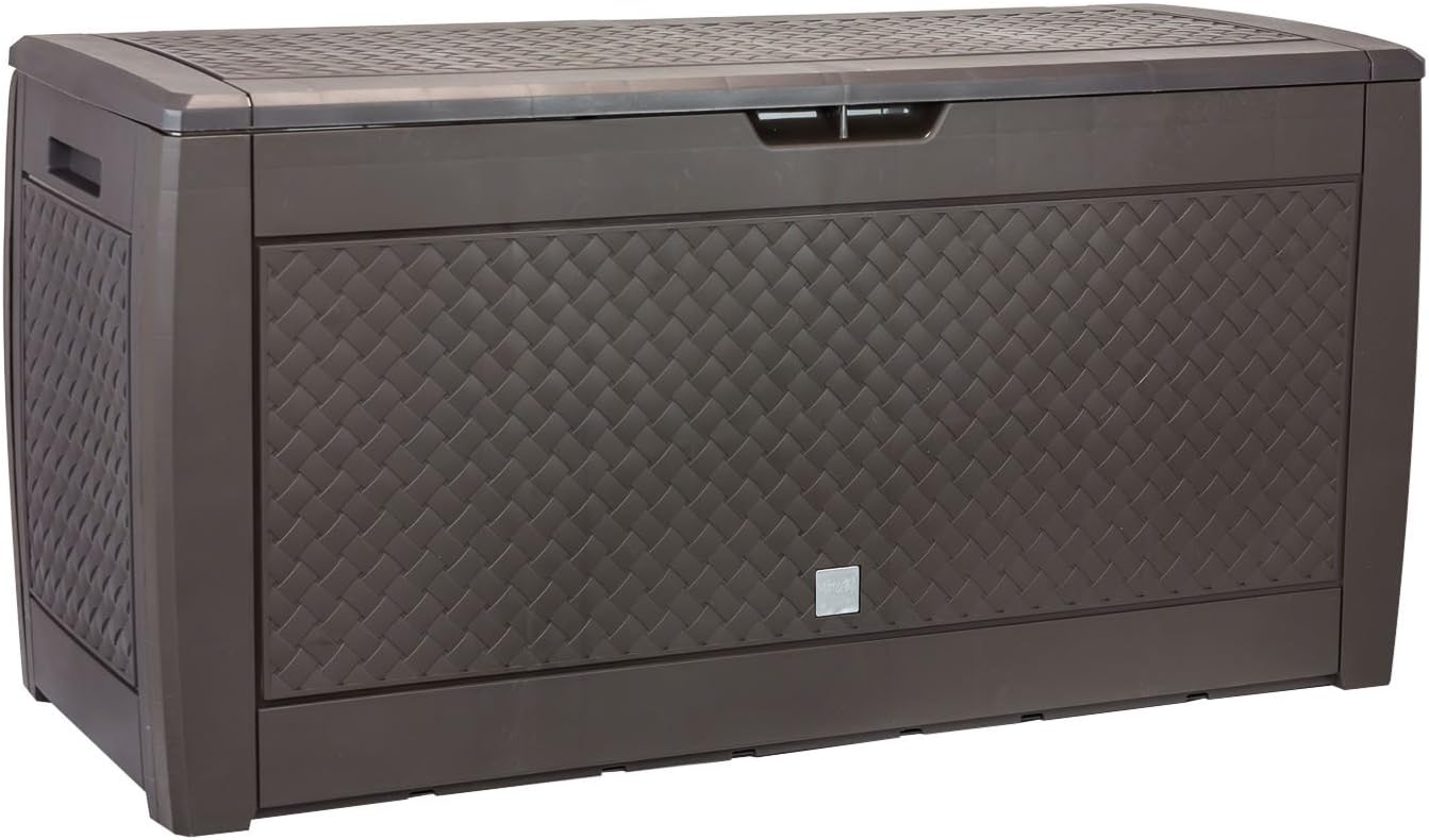 Prosper Plast MBM310-440U Boxe Matuba Garden Container, 119 x 48 x 60 cm, Dark Brown, 119x48x60 cm : Garden & Outdoor