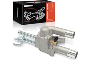 A-Premium Engine Coolant Thermostat Housing Assembly with Sensor Compatible with Hyundai Elantra 2003-2005, Tucson 2005-2009,