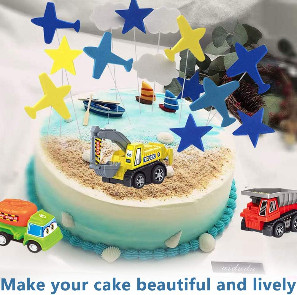 Gateau Topper Betoy 2 Ensembles Set Topper De Gateau Decorations De Gateaux Avions Enfants Gateau Danniversaire Toppers Dessin Anime Nuage Etoiles Avion Forme Cupcake Toppers Decorations De Gateaux Decorations De Gateau Jeux Et