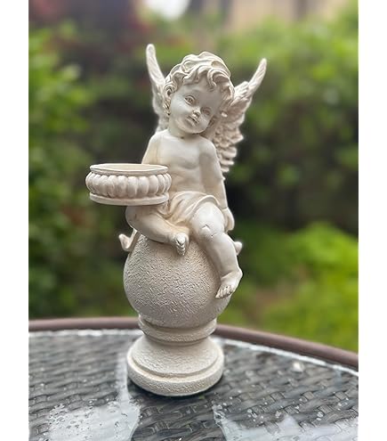 Amazon.com: Angel Tea Light Candle Holder, Wings Angel Figurines
