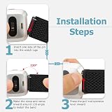 Bcuckood 3 Pack Elastic Nylon Loop Straps for Fitbit Versa 2 Versa Lite Versa SE view 5