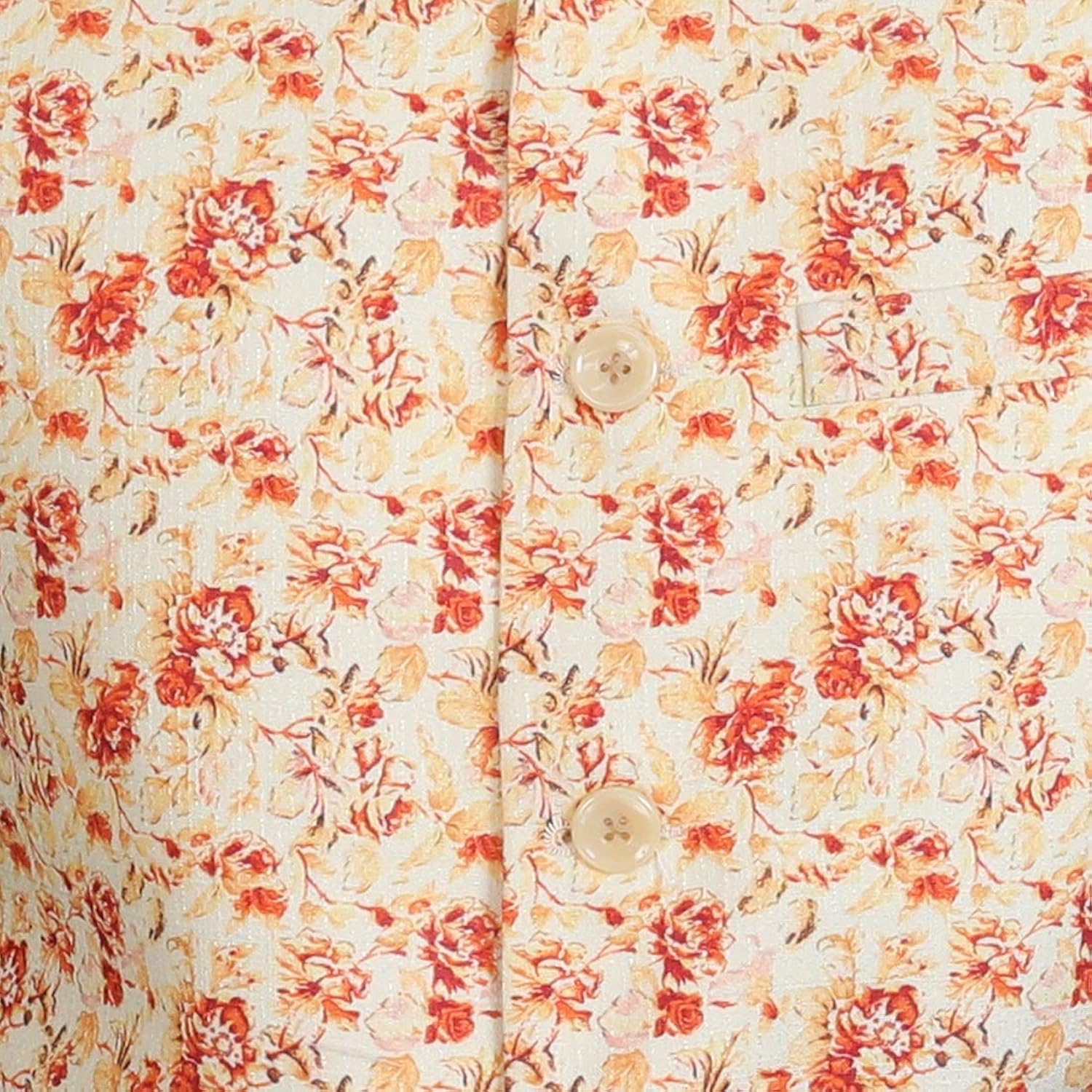 la rainbow casual silk blend printed nehru jacket for men/boys