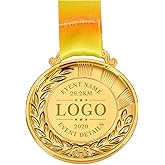 Eunigem Custom Personalized Gold Award Medals for Sports and Competitions | Winner medals and gold prizes for graduation, parties and Olympic-style events; for coworkers, coaches and students.