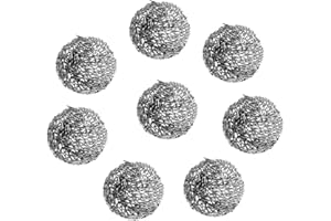 VideoPUP 100PCS 19MM Stainless Steel Tobacco Pipe Screen Ball,Combustion Durable Mesh Ball Filter Tobacco Pipes Accessories