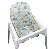 ZARPMA Forest Pattern Cotton Highchair Cover for Ikea Antilop Green Forest
