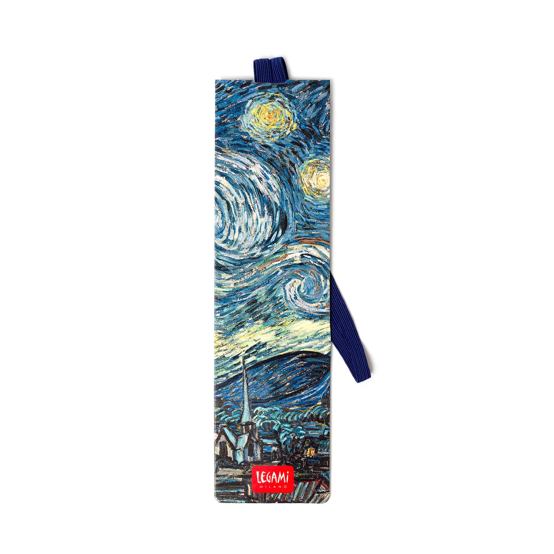 LEGAMI Vincent Van Gogh Elastic Bookmark, FSC Certified Paper, Size: 4.8 x 17.5 cm, 1 Piece — image 1