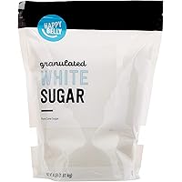 Amazon Brand - Happy Belly White Sugar Granulated, 4lb